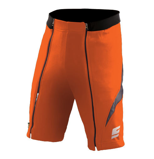 Shorts ENERGIAPURA New Wengen Bicolor Orange/Black Junior | Ski ...