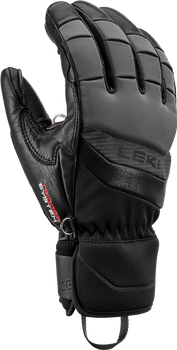 Gloves LEKI Griffin Base 3D Black/Grey - 2024/25