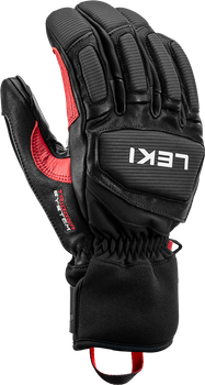 Gloves LEKI Griffin Pro 3D Black/Red  - 2024/25