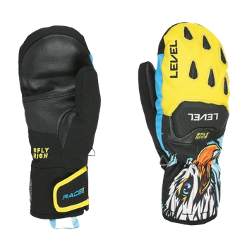 Gloves Level Race Replica Mitt Yellow-Blue - 2024/25