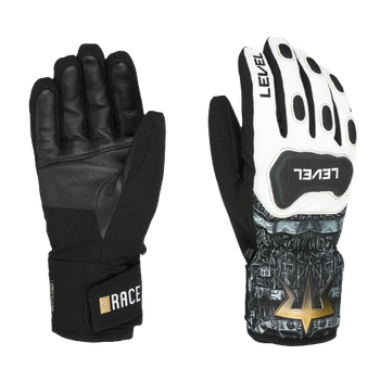 Gloves Level Race Replica pk White - 2024/25