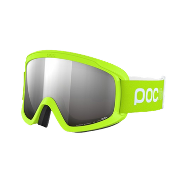 Goggles POC POCito Opsin Fluorescent Yellow/Green/Partly Sunny Silver - 2024/25