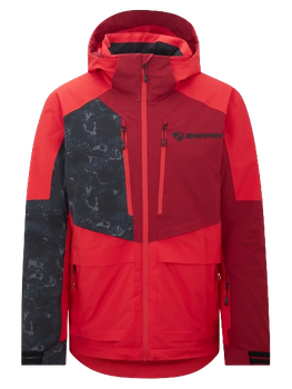 Ski jacket Ziener Trivor Man Padded Red Black Foggy Print - 2024/25