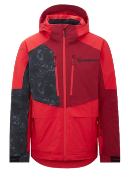 Skiing jacket Ziener Trivor Junior Padded Red Black Foggy - 2024/25
