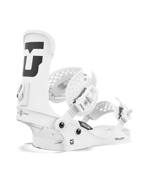 Snowboard Bindings Union Trilogy Classic White - 2024/25