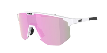 Sunglasses BLIZ Hero White Matt Frame/Brown with Pink Lenses