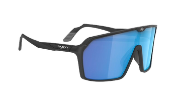 Sunglasses Rudy Project SPINSHIELD BLACK MATTE - Multilaser Blue