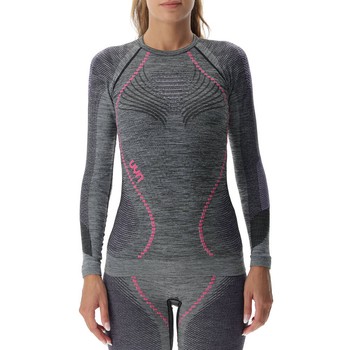 Thermal underwear UYN Woman Ambityon UW Shirt LG SL Melange Turtle Neck Black Purple/Raspberry - 2024/25