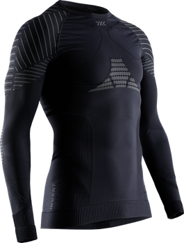 Thermal underwear X-bionic Invent 4.0 Shirt LG SL Men Black/Charcoal - 2024/25