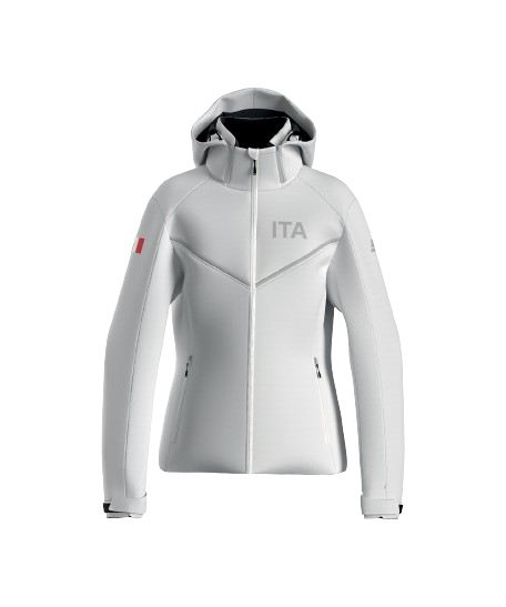 Ski jacket ENERGIAPURA Jacket With Hood Trun Lady White - 2023/24 White ...