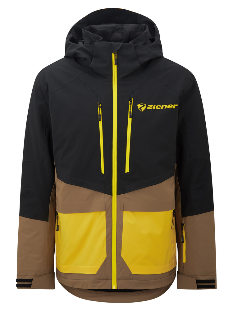 Mustard best sale ski jacket