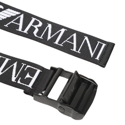 Belt Emporio Armani Black/White Logo