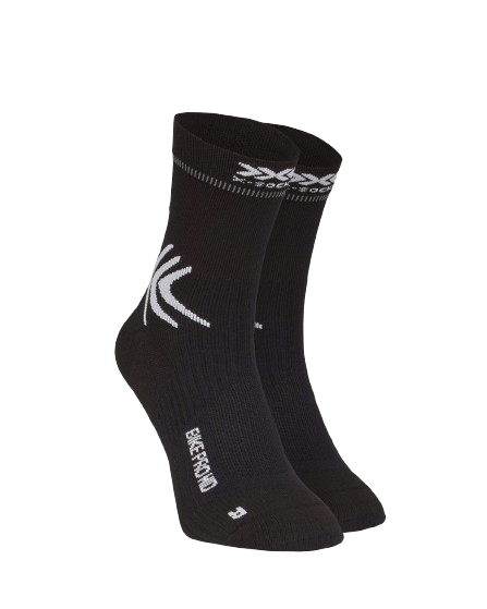 Cycling socks X-SOCKS Bike Pro 4.0 Men Opal Black/Arctic White - 2024