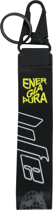 ENERGIAPURA Keyring Life Black/White