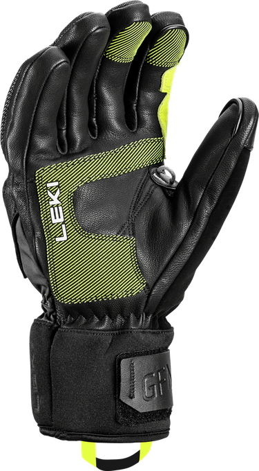 Gloves LEKI Griffin Pro 3D Black/Neon - 2024/25