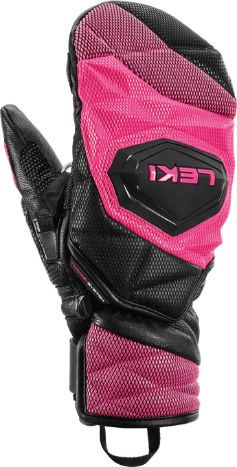 Gloves LEKI WCR Venom 3D Junior Mitt Pink - 2024/25