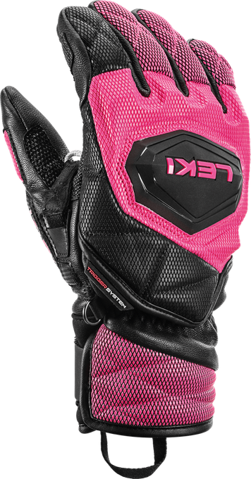 Gloves LEKI WCR Venom 3D Junior Pink - 2024/25