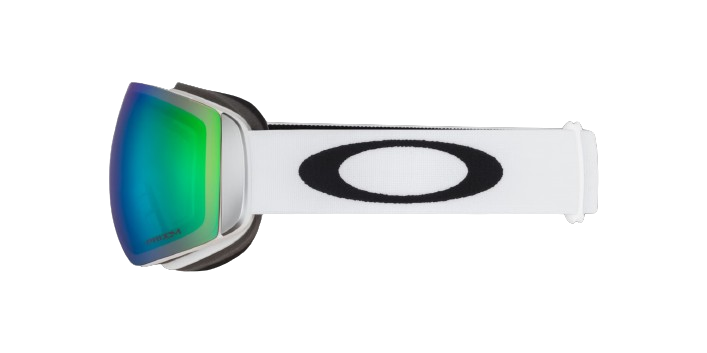 Goggles Oakley Flight Deck M Prizm Snow Jade Iridium Lenses / Matte White - 2024/25