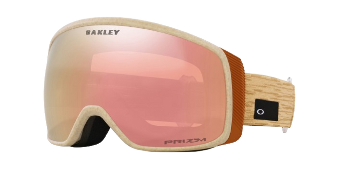 Goggles Oakley Flight Tracker M Curry Stone Prizm Snow Rose Gold Iridium - 2024/25