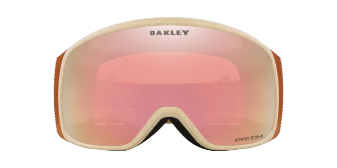 Goggles Oakley Flight Tracker M Curry Stone Prizm Snow Rose Gold Iridium - 2024/25