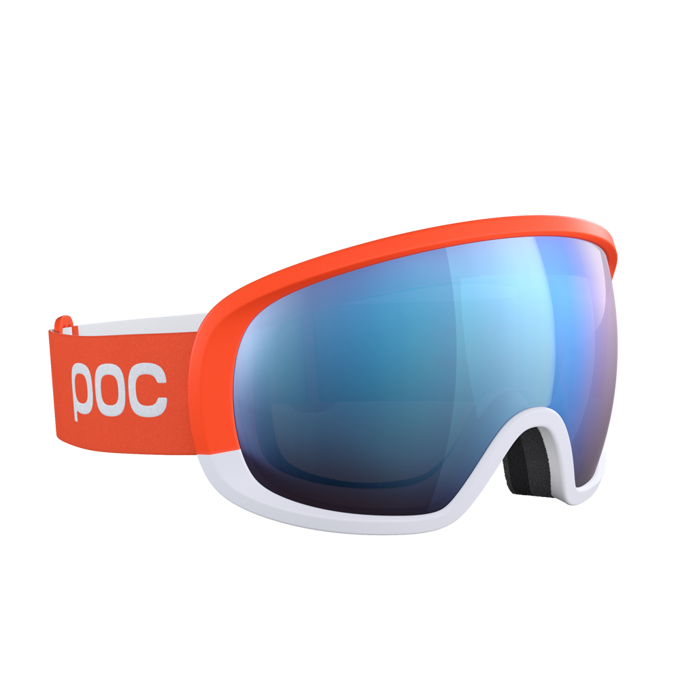 Goggles POC Fovea Clarity Comp Fluorescent Orange/Hydrogen White/Spektris Blue - 2022/23