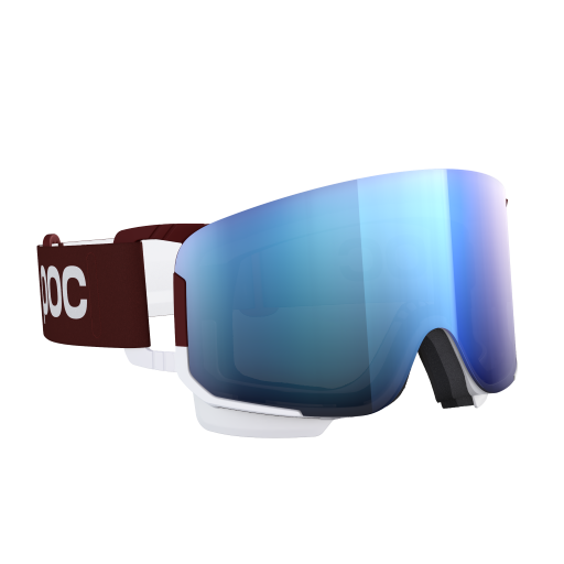 Goggles POC Nexal Mid Clarity Comp Garnet Red/Hydrogen White/Spektris Blue - 2022/23