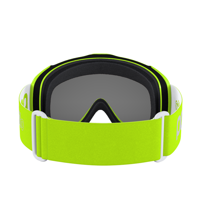 Goggles POC POCito Iris Fluorescent Yellow/Green/Partly Sunny Silver - 2024/25