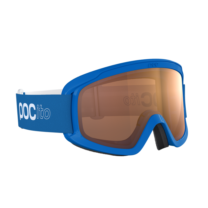 Goggles POC POCito Opsin Fluorescent Blue/Partly Sunny Light Orange - 2024/25