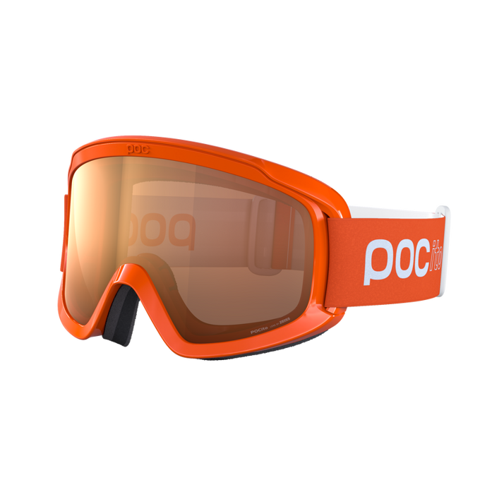 Goggles POC POCito Opsin Fluorescent Orange/Partly Sunny Light Orange - 2024/25