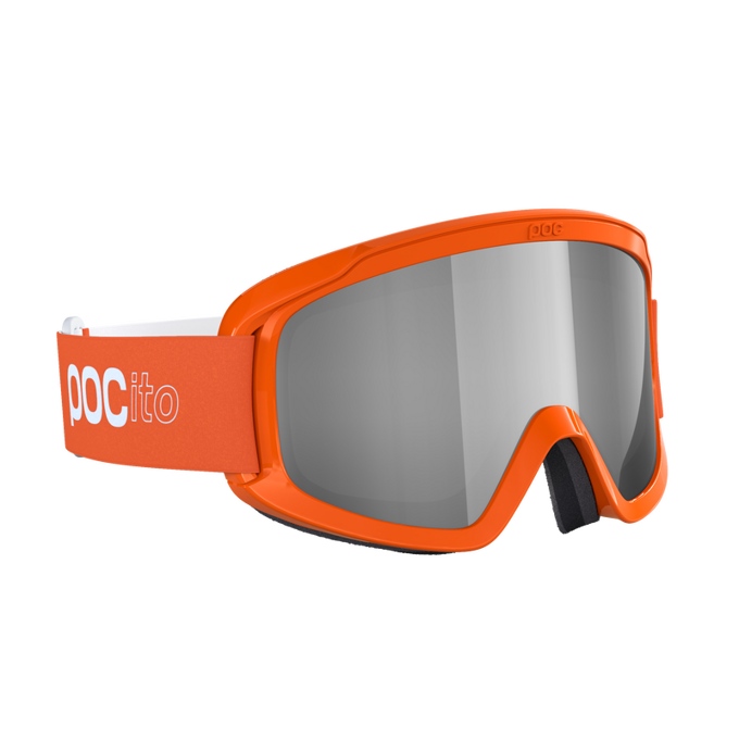 Goggles POC POCito Opsin Fluorescent Orange/Partly Sunny Silver - 2024/25