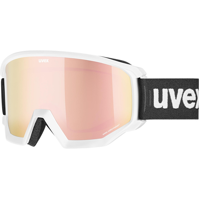 Goggles UVEX Athletic CV White/Mat/Rose-Green - 2022/23  