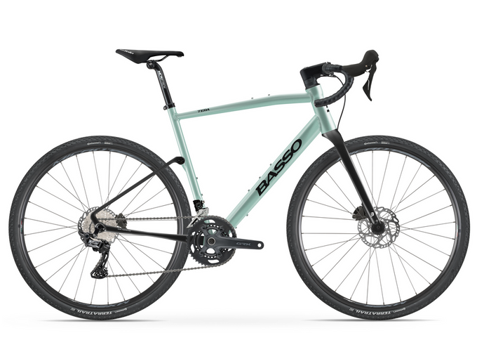 Gravel bike BASSO Tera GRX 600 2x11 Green/Microtech MX25 - 2023