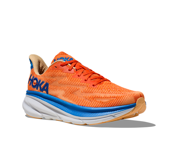 Men shoes Hoka Clifton 9 Vibrant Orange/Impala