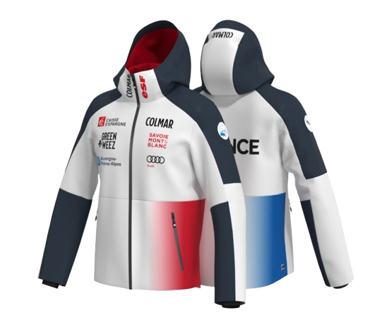 Men's ski jacket Colmar Replica Ski Jacket White/Black/Blue/Red - 2024/25