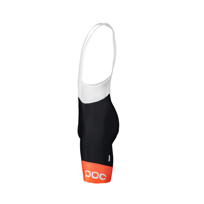 POC Essential Road VPDS BIB Shorts Uranium Black/Hydrogen White - 2024