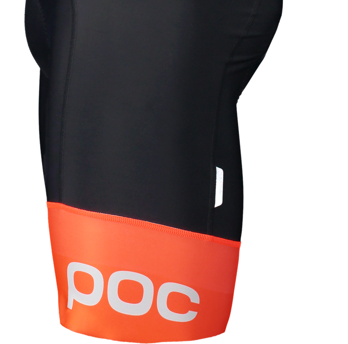 POC Essential Road VPDS BIB Shorts Uranium Black/Hydrogen White - 2024