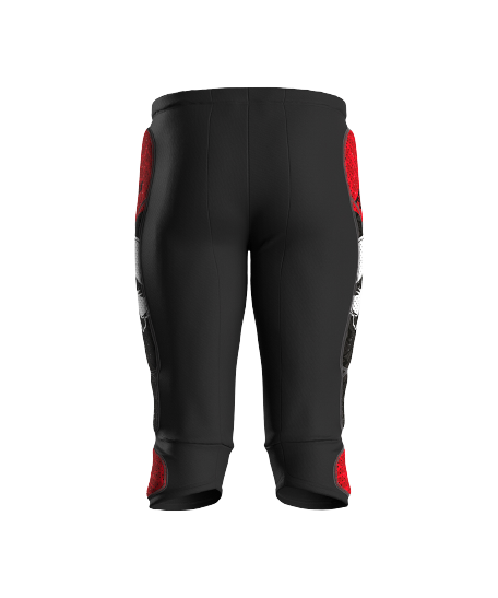 Pants with protections Energiapura Panta Racing 3/4 Red/Black - 2024/25