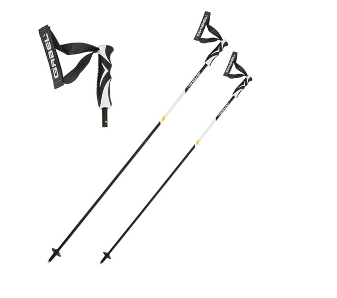 Poles Gabel Carbon Cross Black/White CC Matt - 2024/25