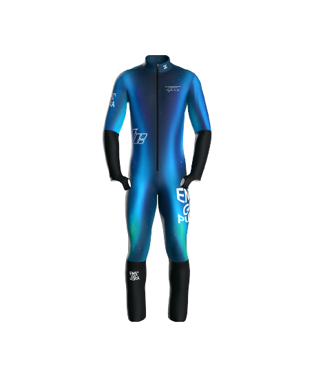 Race Suit Energiapura Aurora Blue Junior (insulated, unpadded) - 2024/25