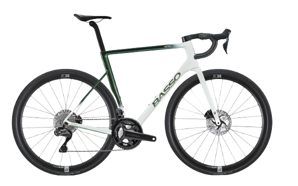 Road bike Basso Astra 105 Di2 Pop Green/Microtech RE38 - 2023