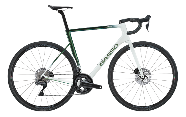 Road bike Basso Astra Ultegra Di2 Pop Green/Microtech Mr Lite - 2023