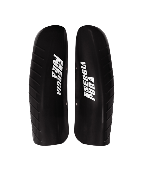 Shin Guards ENERGIAPURA Shingurads Racing Junior Black/White - 2023/24