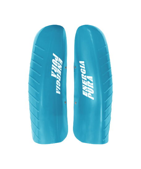 Shin Guards ENERGIAPURA Shingurads Racing Junior Turquoise/White - 2023/24