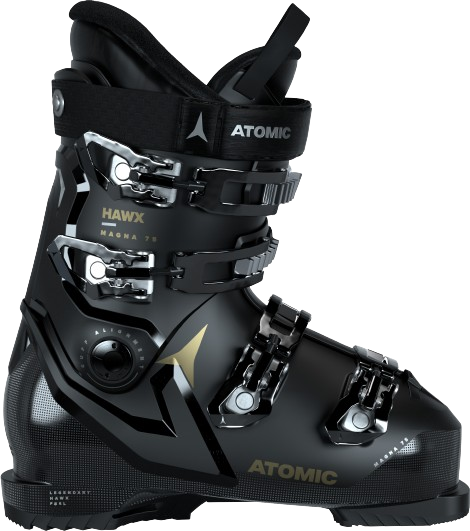 Ski boots Atomic Hawx Magna 75 W Black/Gold - 2024/25