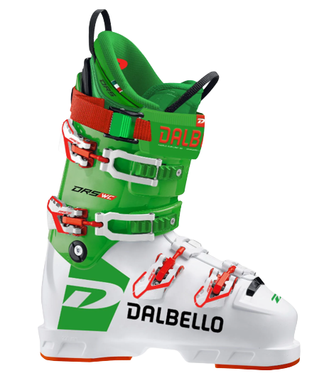 Ski boots Dalbello DRS WC M White/Green Race - 2024/25