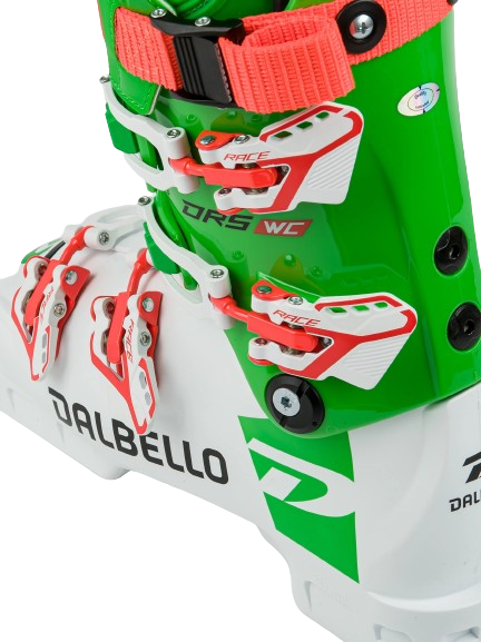 Ski boots Dalbello DRS WC S White/Green Race - 2024/25