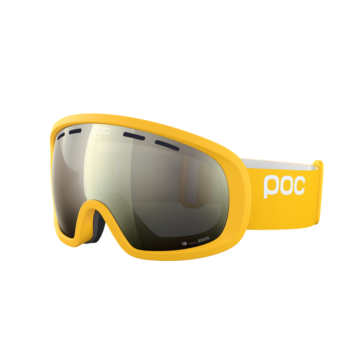 Ski goggles POC Fovea Mid Sulphite Yellow/Partly Sunny Ivory - 2023/24