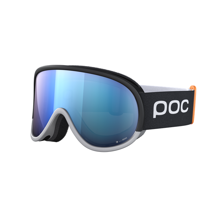 Ski goggles POC Retina Mid Race Uranium Black/Argentite Silver/Partly Sunny Blue - 2023/24