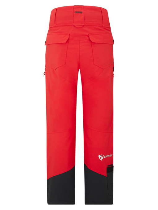 Ski pants Ziener RCE Coach Unisex Pants Red - 2024/25