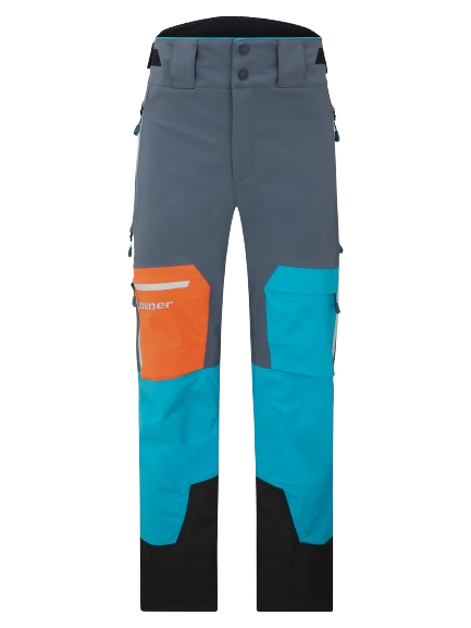 Ski pants Ziener Tewes Full-Zip Junior Teamwear Carribean Ombre - 2024/25